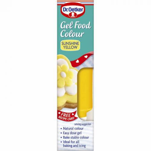 Dr. Oetker Gel Food Colour Yellow 10g Coopers Candy