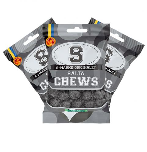 S-Mrke Chews Salta 70g x 3st Coopers Candy
