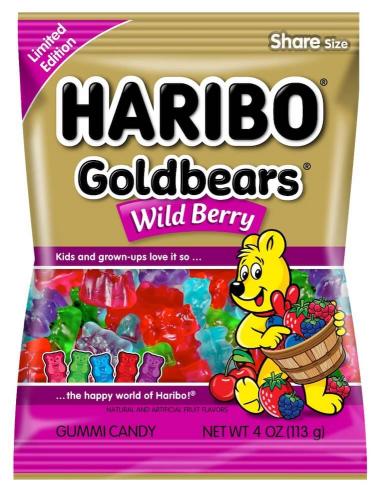Haribo Goldbears Wild Berry 113g Coopers Candy
