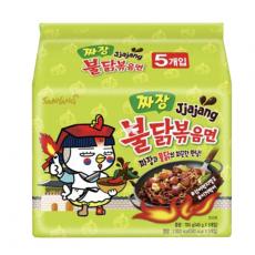 Samyang Buldak Hot Chicken Jjajang 140g x 5st Coopers Candy
