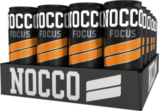 NOCCO Focus - Black Orange 33cl x 24st (helt flak) Coopers Candy