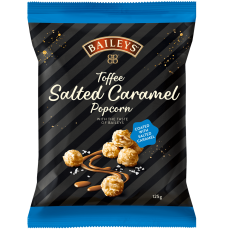 Baileys Toffee Salted Caramel Popcorn 125g Coopers Candy