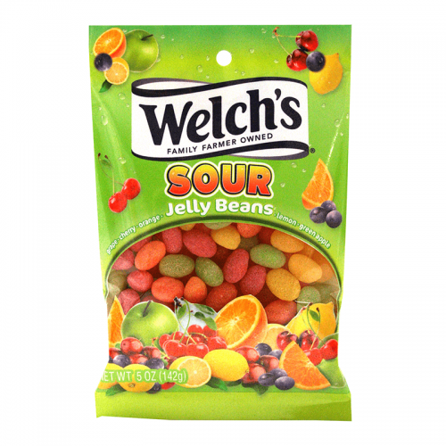 Köp Welchs Sour Jelly Beans 142g hos Coopers Candy