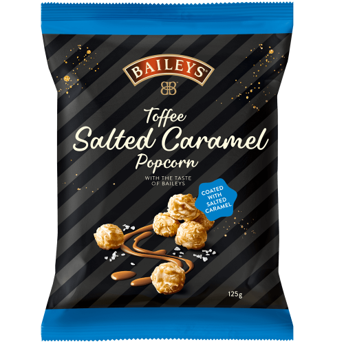 Baileys Toffee Salted Caramel Popcorn 125g (BF: 2024-05-16) Coopers Candy