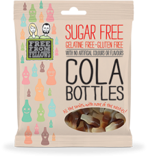 Free From Fellows Cola Bottles 100g Coopers Candy