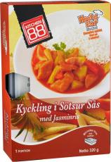 Kitchen 88 - Kyckling i Sötsur sås med Ris 320g Coopers Candy