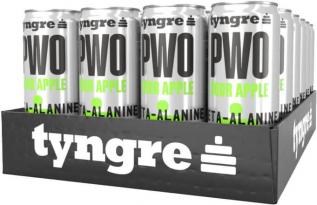 Tyngre PWO Sour Apple 25cl x 24st (helt flak) Coopers Candy