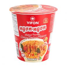 Vifon Instant Noodle Cup - Curry Chicken Flavour 60g Coopers Candy