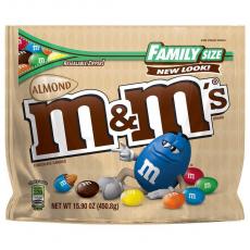 M&Ms Almond Family Size 425g Coopers Candy