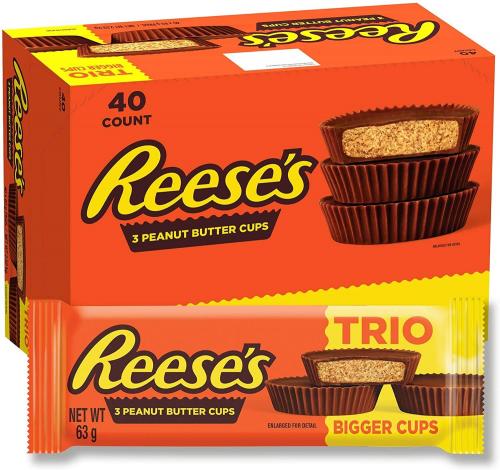 Reeses Peanut Butter Cups 63g x 40st Coopers Candy