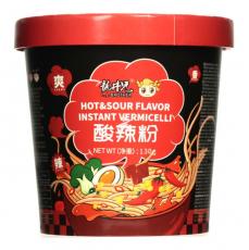 LJ Brother Instant Noodles Vermicelli Hot & Sour 130g (BF: 2024-03-08) Coopers Candy