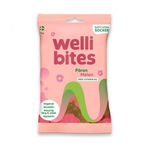 Wellibites Päron & Melon 70g Coopers Candy