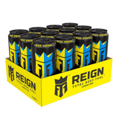 Reign Energy - Lemon Hdz 50cl x 12st (helt flak) Coopers Candy