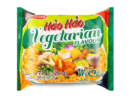 Hao Hao Instant Noodles Vegetarian Flavour 75g Coopers Candy