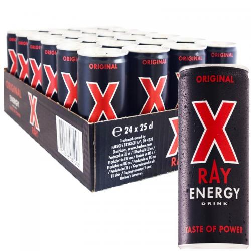 Köp Xray Energy Drink 25cl x 24st (helt flak) hos Coopers Candy