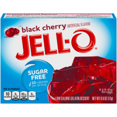 Jello Sugar Free Black Cherry 9g Coopers Candy