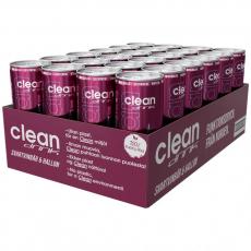 Clean Drink - Svartvinbär & Hallon 33cl x 24st (helt flak) Coopers Candy