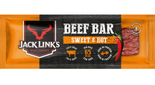 Jack Links Beef Bar - Sweet & Hot 23g Coopers Candy