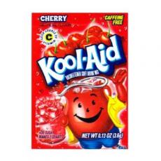 Kool-Aid Soft Drink Mix - Cherry 3.6g Coopers Candy