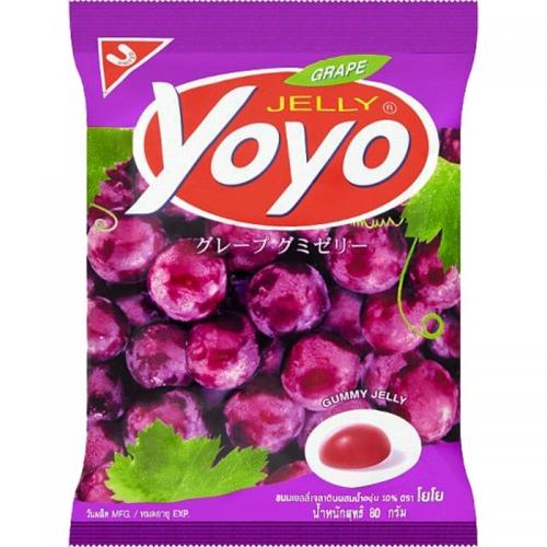 Köp Yoyo Jelly Grape 80g hos Coopers Candy