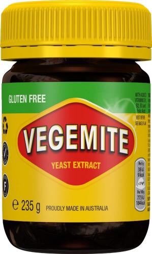 Vegemite Yeast Extract Gluten Free 235g Coopers Candy