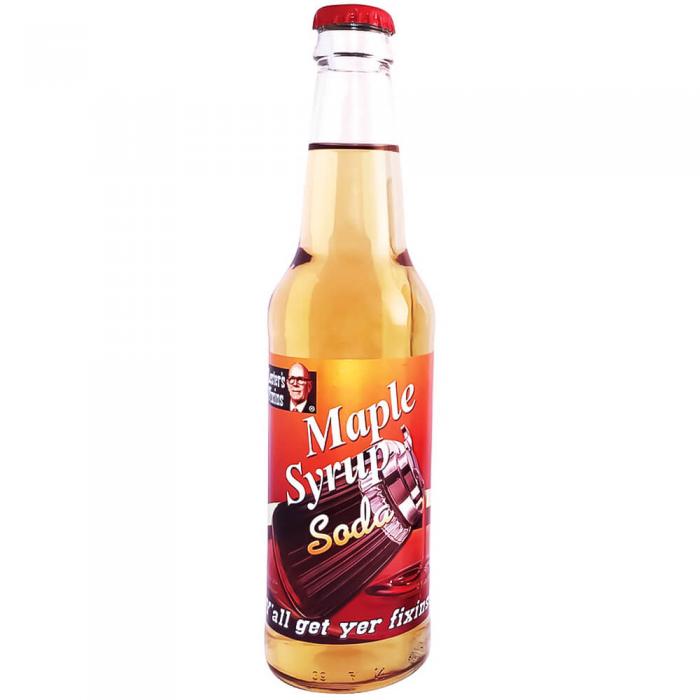 Köp Rocket Fizz Lester's Fixins Maple Syrup Soda 355ml hos Coopers Candy