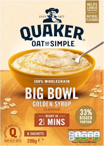 Quaker Oat So Simple Golden Syrup 297g Coopers Candy