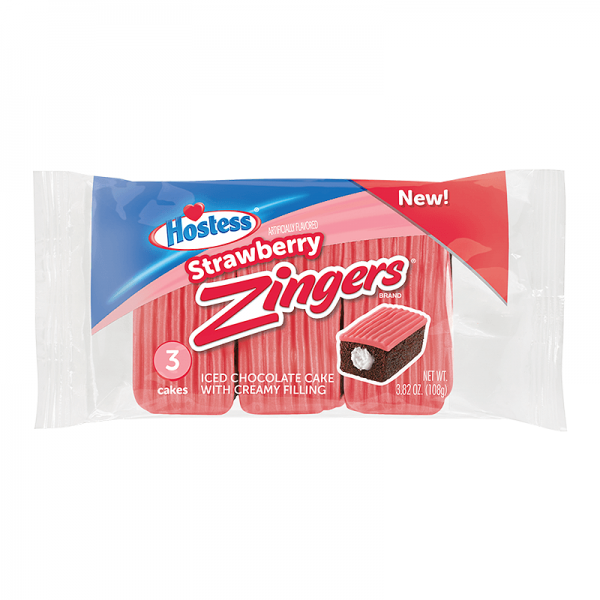 Köp Hostess Zingers Strawberry 3Pack hos Coopers Candy
