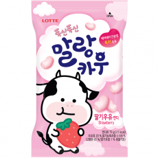 Lotte Soft Chewing Candy Strawberry 79g Coopers Candy