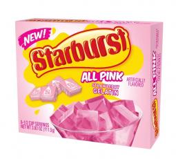 Starburst Gelatin - All Pink 111g Coopers Candy