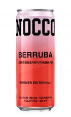 NOCCO Berruba Strawberry/Rhubarb 33cl Coopers Candy