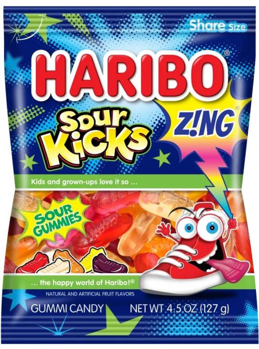 Köp Haribo Zing Sour Kicks 127g hos Coopers Candy