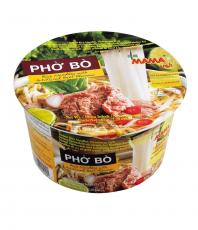 Mama Instant Rice Noodles Bowl - Pho Bo Beef 65g Coopers Candy