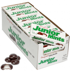 Junior Mints 52g x 24st (hel låda) Coopers Candy