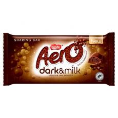 Aero Bubbly Dark & Milk Chocolate Bar 90g Coopers Candy