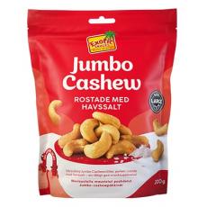 Exotic Snacks Jumbo Cashew Rostade Med Havssalt 200g Coopers Candy