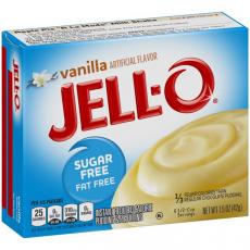 Jello Sugar Free Instant Pudding Vanilla 28g Coopers Candy