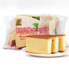 Sakura Seika Okayama White Peach Castella 130g Coopers Candy