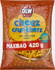 OLW Cheez Cruncherz Maxibag 420g Coopers Candy