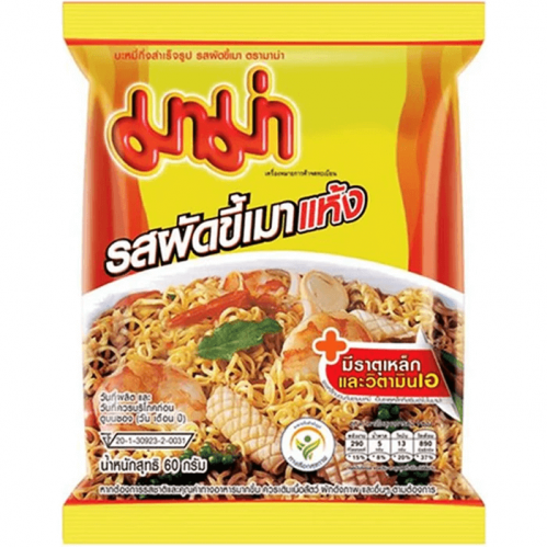 Mama Instant Noodles Pad Kee Mao 60g Coopers Candy