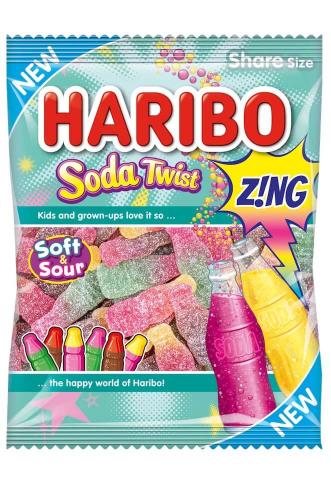 Haribo Soda Twist Zing 160g Coopers Candy