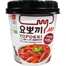 Yopokki Rice Cake Cup Spicy 140g Coopers Candy