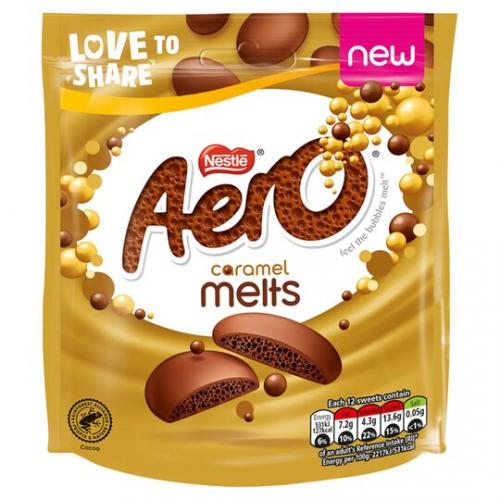 Aero Caramel Melts 86g Coopers Candy