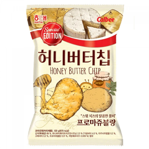 Haitai Calbee Honey Butter Cheese Chips 60g Coopers Candy