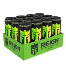 Reign Energy - Sour Apple 50cl x 12st (helt flak) Coopers Candy