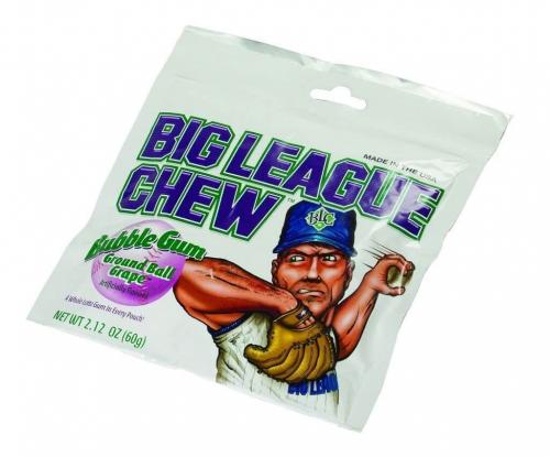 Big League Chew Bubble Gum Grape 60g Coopers Candy