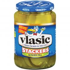 Vlasic Stackers Kosher Dill 473ml Coopers Candy