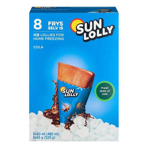 Sun Lolly Ice Lollies - Cola 520g Coopers Candy