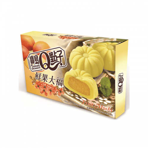 Taiwan Dessert Fruit Mochi Mango 210g (BF: 2024-03-31) Coopers Candy