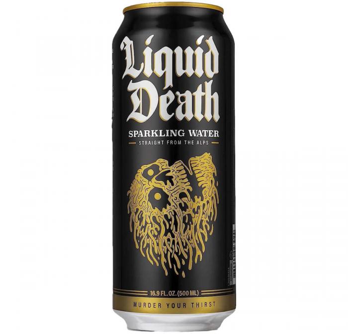 Köp Liquid Death Sparkling Water 500ml hos Coopers Candy